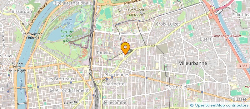 localisation de l'entreprise MONSIEUR YOLAN MUNOS  VILLEURBANNE