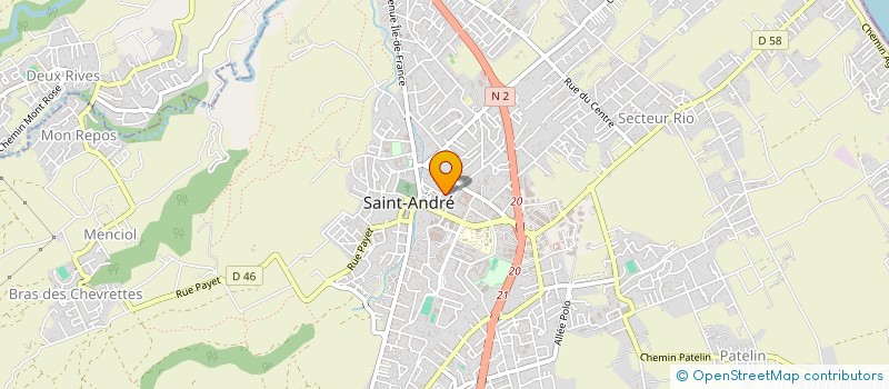 localisation de l'entreprise MONSIEUR YOLAND LEJOYEUX à SAINT-ANDRE