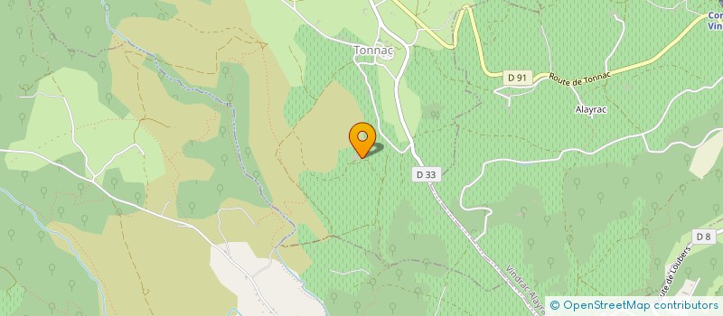 localisation de l'entreprise MONSIEUR YOLAND VIGUIER  TONNAC