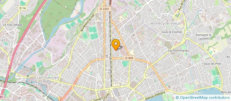 localisation de l'entreprise MONSIEUR YOLD LIN CATHENOZ à ANNECY