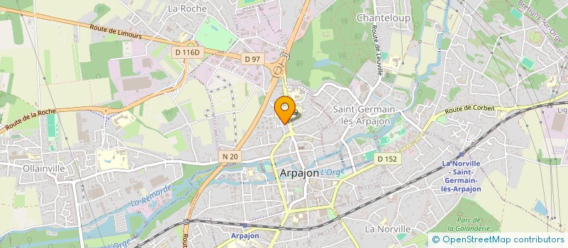localisation de l'entreprise MONSIEUR YOME ALPHONSO à ARPAJON