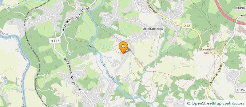 localisation de l'entreprise MONSIEUR YON ACHONDO PEREZ GARDOQUI  VILLEFRANQUE