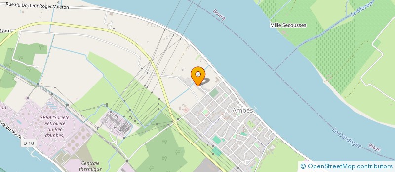 localisation de l'entreprise MONSIEUR YON GACHET-CHEVALIER  AMBES