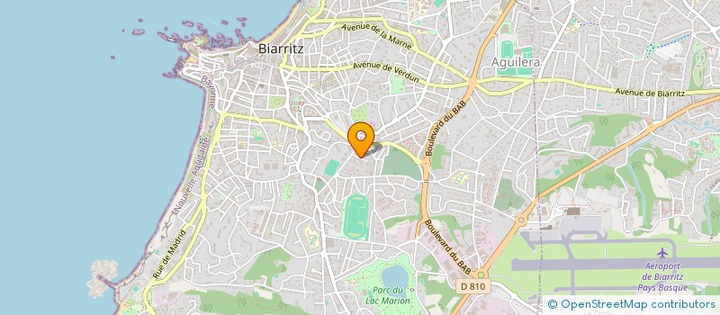 localisation de l'entreprise MONSIEUR YON MODAS à BIARRITZ