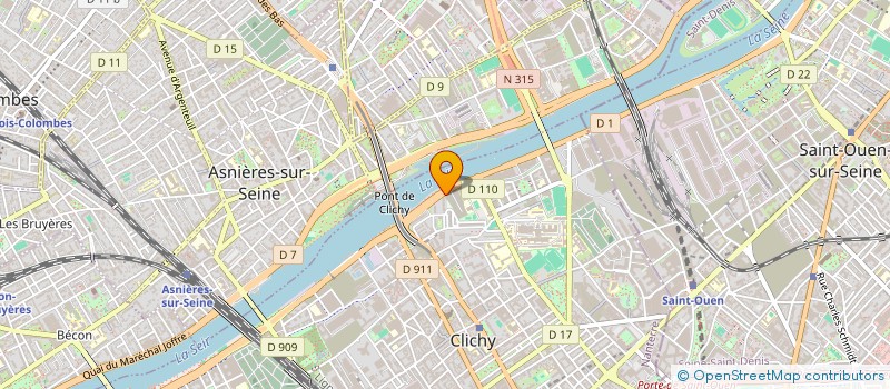 localisation de l'entreprise MONSIEUR YONAS KIFLEMARIAM ABRAHAM à CLICHY