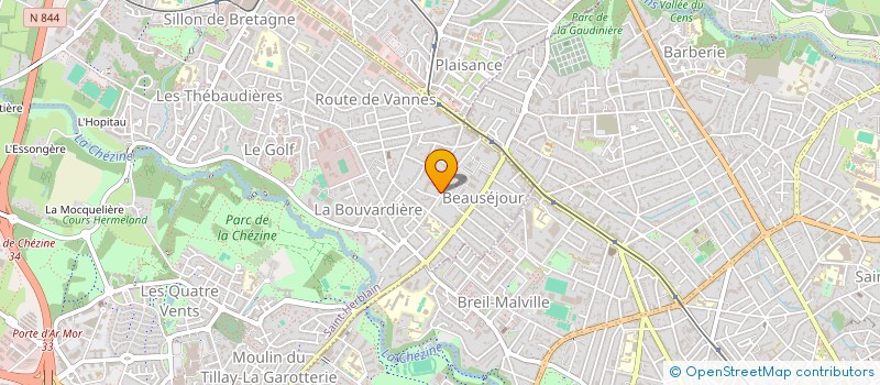 localisation de l'entreprise MONSIEUR YONAS SIELAY  SAINT-HERBLAIN