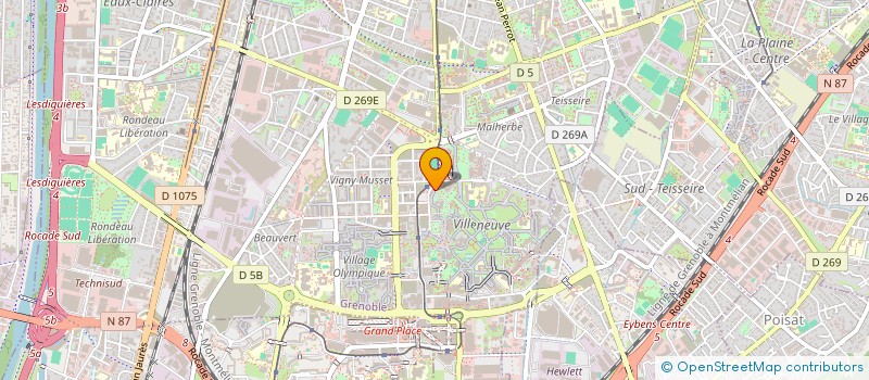 localisation de l'entreprise MONSIEUR YONAS TEDROS  GRENOBLE