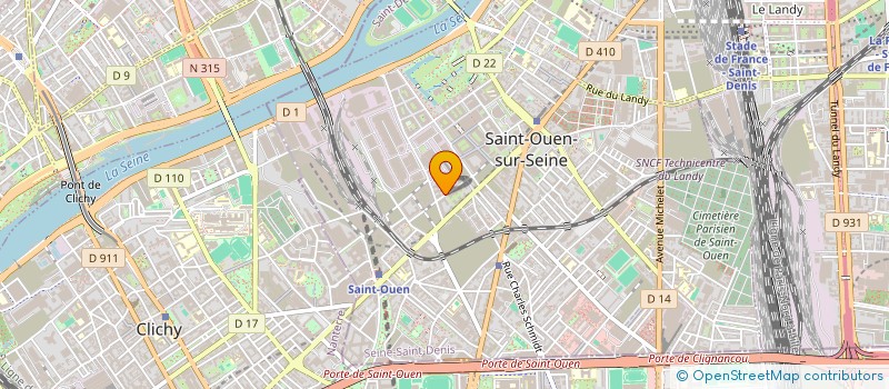 localisation de l'entreprise MONSIEUR YONATAN TEBOUL à SAINT-OUEN-SUR-SEINE