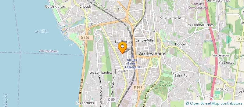 localisation de l'entreprise MONSIEUR YONATHAN SABBAN à AIX-LES-BAINS
