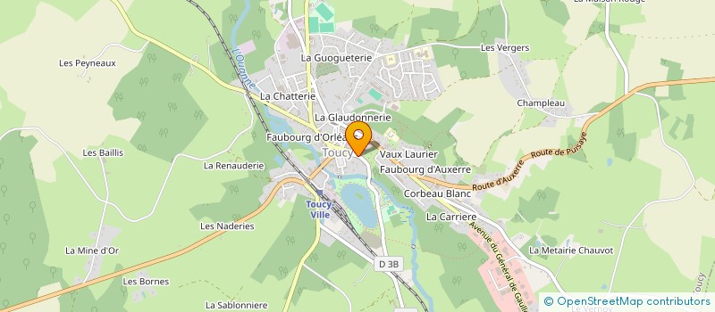 localisation de l'entreprise MONSIEUR YONEL CELDRAN-RUIZ  TOUCY