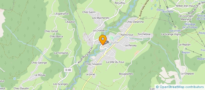 localisation de l'entreprise MONSIEUR YONEL GUENIN  HABERE-LULLIN