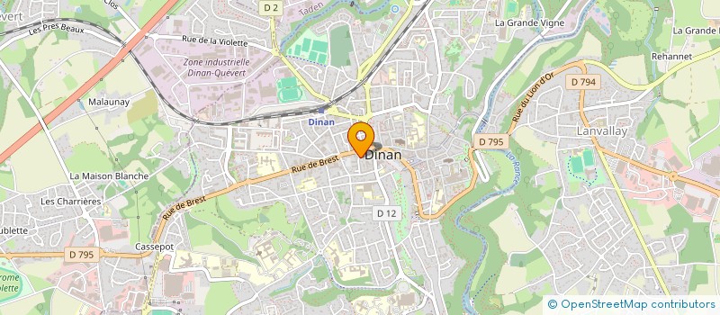 localisation de l'entreprise MONSIEUR YONEL LE BOURHIS à DINAN