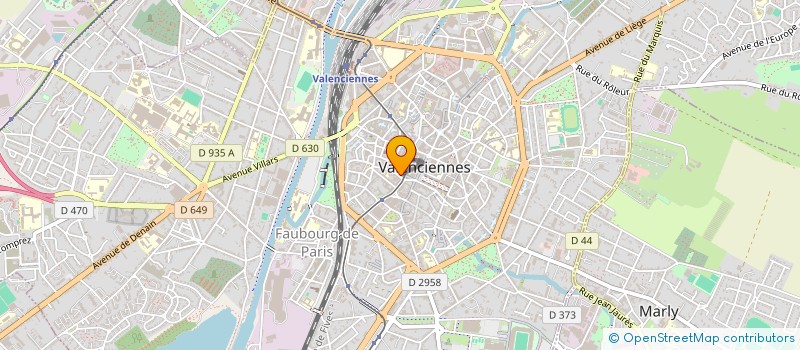 localisation de l'entreprise MONSIEUR YONEL LEROY à VALENCIENNES