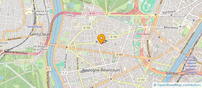 localisation de l'entreprise MONSIEUR YONG CHAE LEE à BOULOGNE-BILLANCOURT