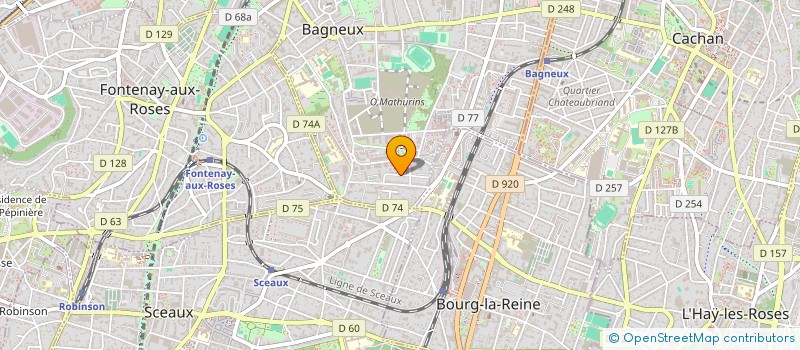 localisation de l'entreprise MONSIEUR YONG GUO  BAGNEUX