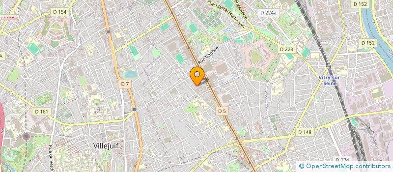 localisation de l'entreprise MONSIEUR YONGQIAN ZHANG  VITRY-SUR-SEINE