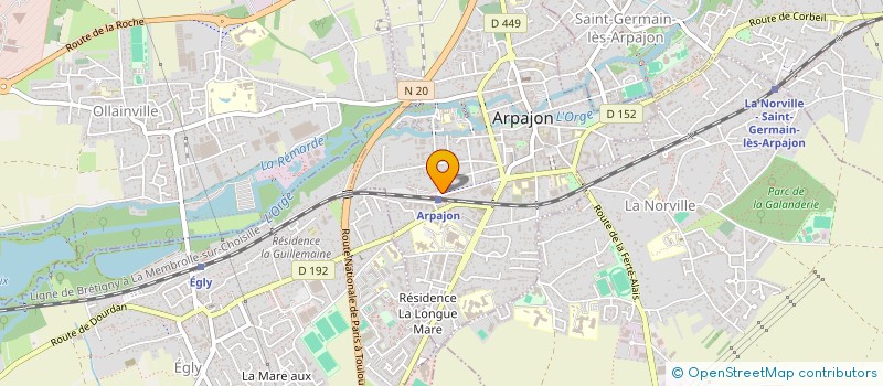 localisation de l'entreprise MONSIEUR YONGTAI GUO à ARPAJON