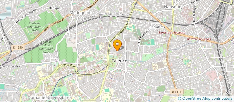 localisation de l'entreprise MONSIEUR YONI ARZOINE  TALENCE