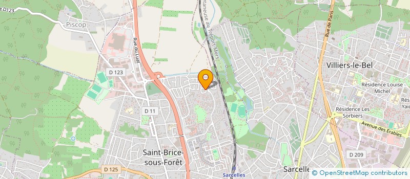 localisation de l'entreprise MONSIEUR YONI BOHBOT à SAINT-BRICE-SOUS-FORET