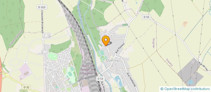 localisation de l'entreprise MONSIEUR YONI BOSQUAIN  TERGNIER