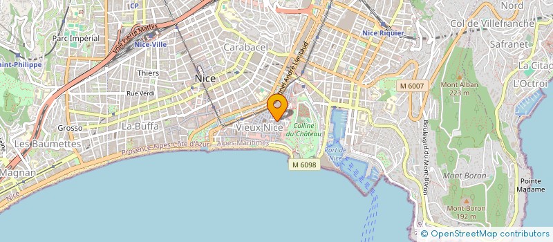 localisation de l'entreprise MONSIEUR YONI BOTBOL à NICE