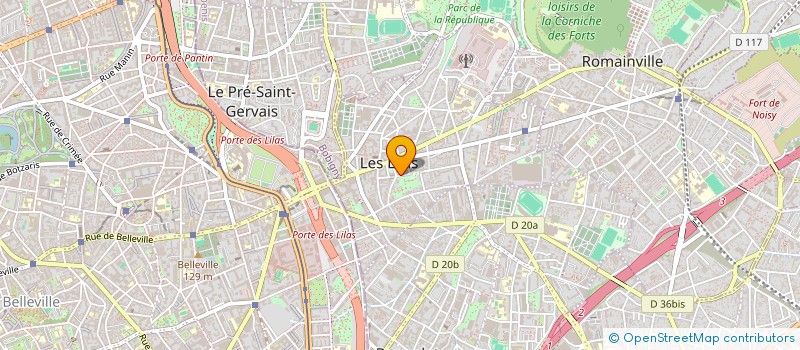 localisation de l'entreprise MONSIEUR YONI COHEN à LES LILAS