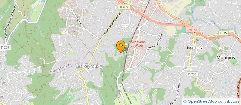 localisation de l'entreprise MONSIEUR YONI DUBOIS à MOUGINS