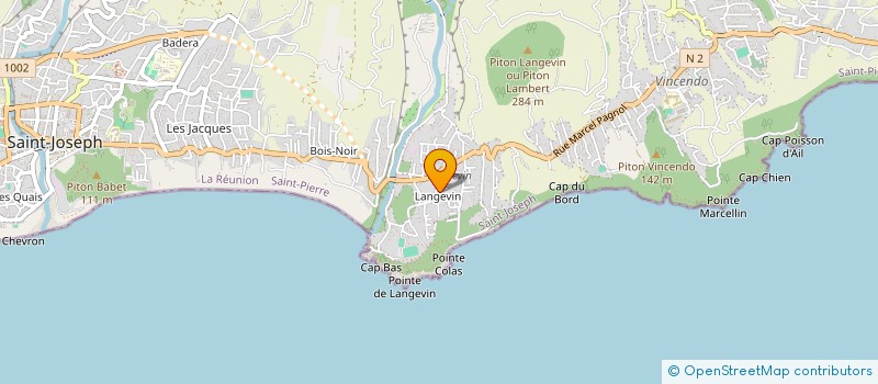 localisation de l'entreprise MONSIEUR YONI FELICITE  SAINT-JOSEPH