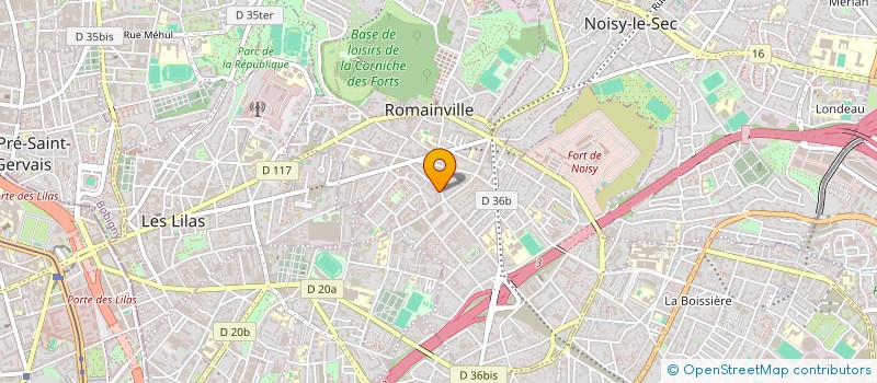 localisation de l'entreprise MONSIEUR YONI FITOUSSI à ROMAINVILLE