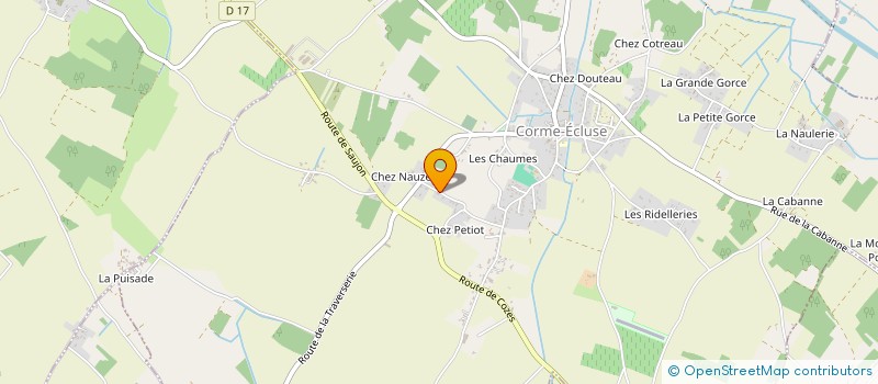 localisation de l'entreprise MONSIEUR YONI GUERIN  CORME-ECLUSE