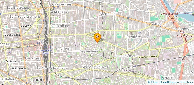 localisation de l'entreprise MONSIEUR YONI HADJADJ  VILLEURBANNE