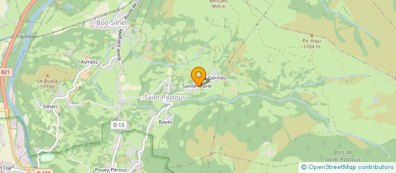 localisation de l'entreprise MONSIEUR YONI KUNTZ  SAINT-PASTOUS