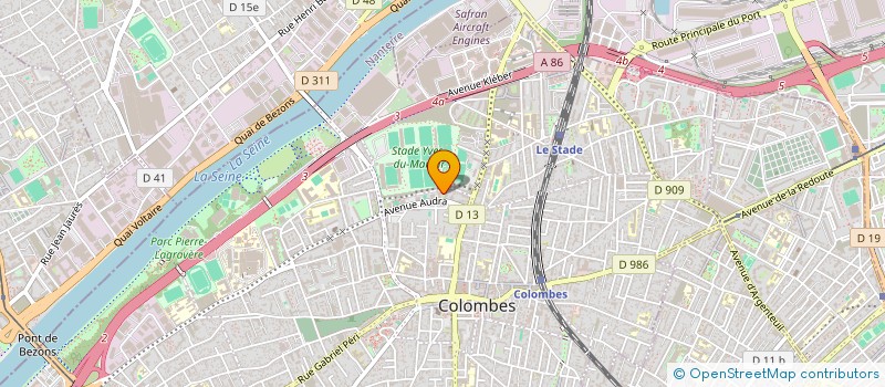 localisation de l'entreprise MONSIEUR YONI LAROCHELLE  COLOMBES