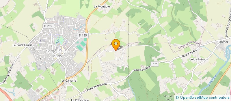 localisation de l'entreprise MONSIEUR YONI LEDRU  YVRE-L'EVEQUE