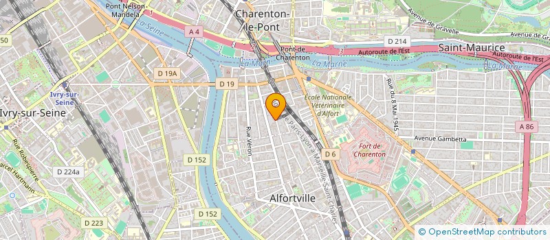 localisation de l'entreprise MONSIEUR YONI LEVY  ALFORTVILLE