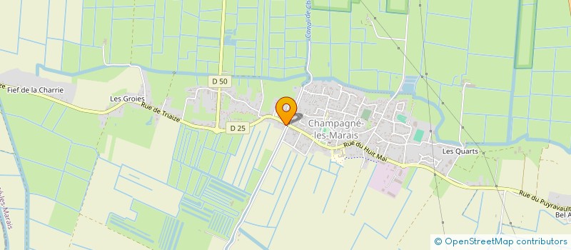 localisation de l'entreprise MONSIEUR YONI LOIZEAU  CHAMPAGNE-LES-MARAIS