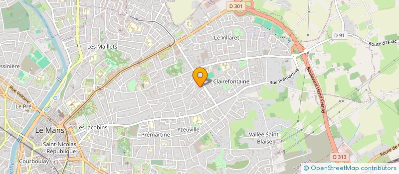 localisation de l'entreprise MONSIEUR YONI PODAN  LE MANS