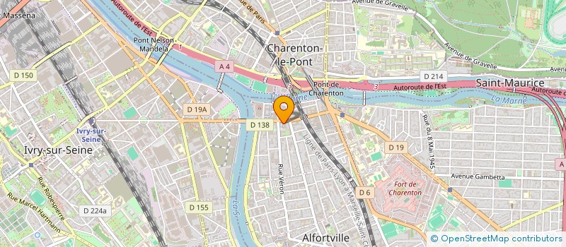 localisation de l'entreprise MONSIEUR YONI PUJOL-TOUITOU  ALFORTVILLE