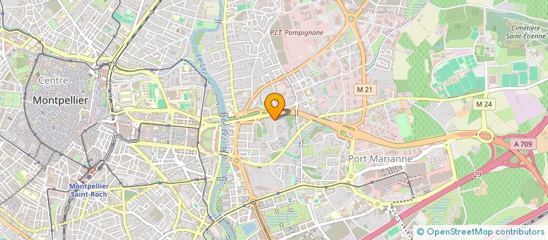 localisation de l'entreprise MONSIEUR YONI SENGLAT à MONTPELLIER