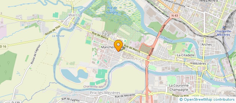 localisation de l'entreprise MONSIEUR YONI VALVERDE-LOPEZ  CHARLEVILLE-MEZIERES