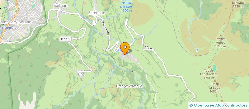 localisation de l'entreprise MONSIEUR YONI VAYSSIER-VERDIER  AZET