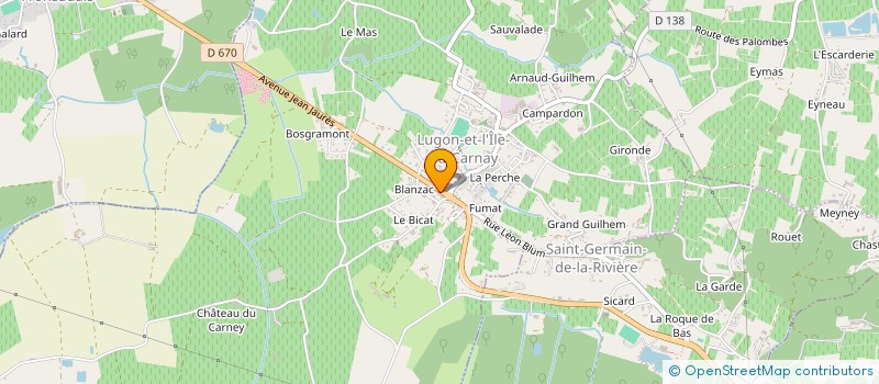 localisation de l'entreprise MONSIEUR YONI VERO  SAINT-ANDRE-DE-CUBZAC