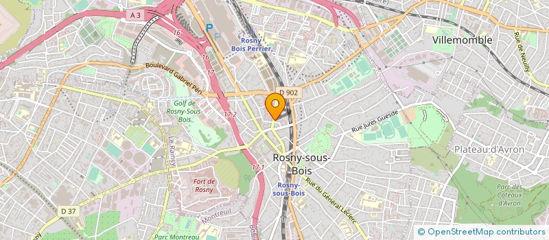 localisation de l'entreprise MONSIEUR YONIS JAUDI à ROSNY-SOUS-BOIS