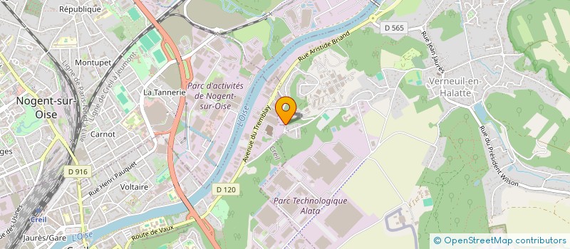 localisation de l'entreprise MONSIEUR YONIS KEBDI  VERNEUIL-EN-HALATTE