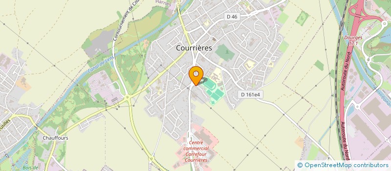 localisation de l'entreprise MONSIEUR YONNATHAN DUCHATEAU  COURRIERES