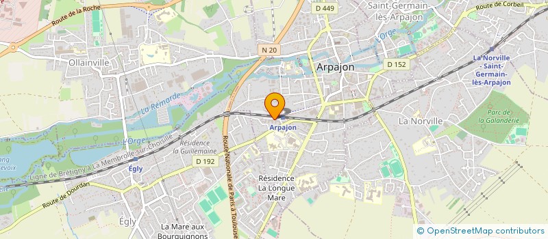 localisation de l'entreprise MONSIEUR YONSON LABORDE à ARPAJON