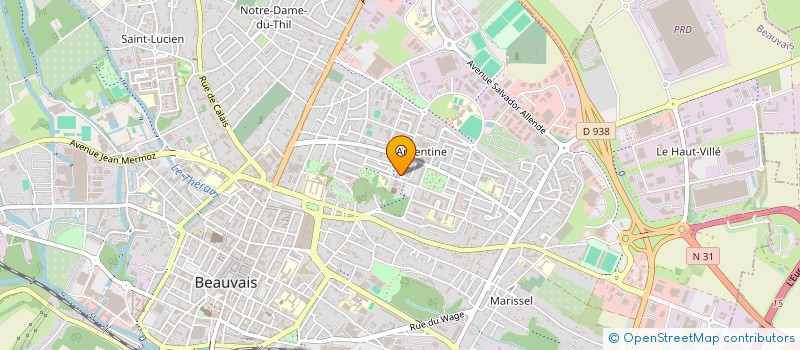 localisation de l'entreprise MONSIEUR YONUZ SEHIN  BEAUVAIS