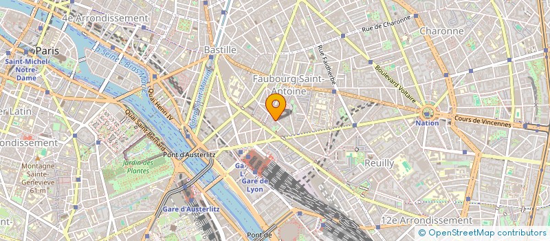 localisation de l'entreprise MONSIEUR YONY DANIEL SANTOS ORBAN  PARIS