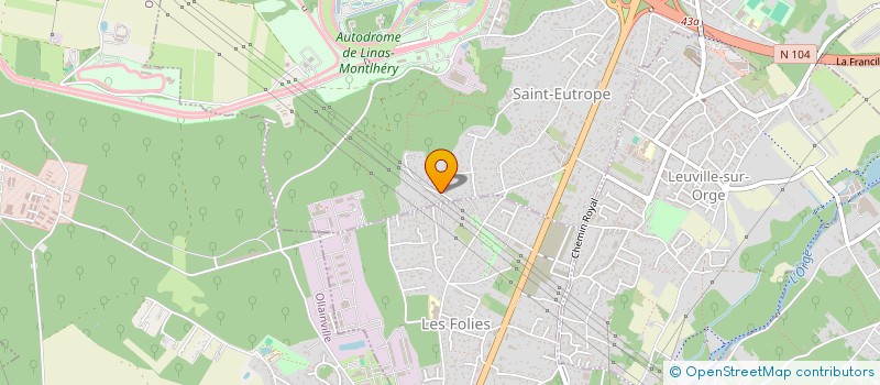 localisation de l'entreprise MONSIEUR YONY GAYET à LINAS
