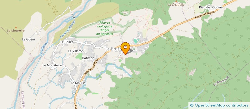 localisation de l'entreprise MONSIEUR YOR USSON  LE BRUSQUET